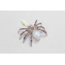 Spider Pendant Sterling Silver 925 Women's Jewelry Ruby Rainbow Gem Stone A865